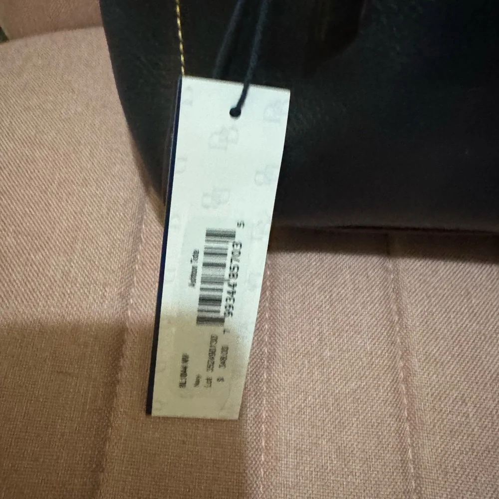 Dooney & Bourke Dark Navy Leather Tote Bag - Picture 5 of 8